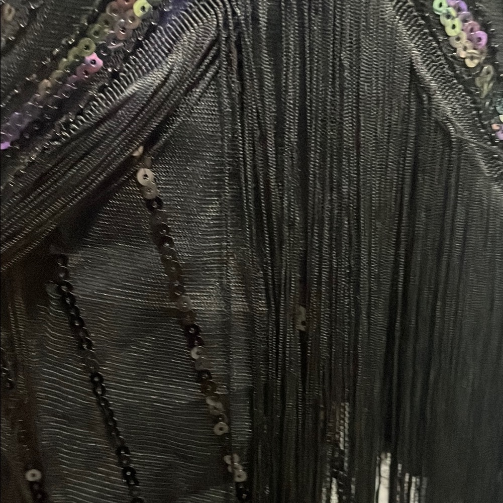 Babeyond Legant Black Fringe Dress — image 8 of 8